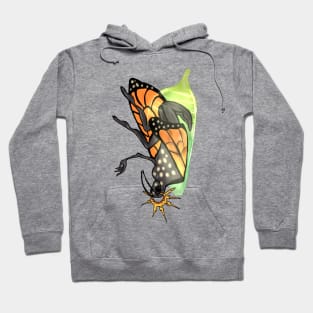 Humanoid Butterfly With Crown in Chrysalis Hoodie